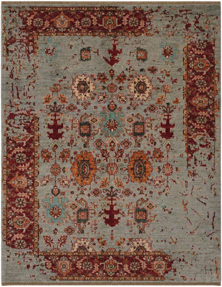 5' 2 x 6' 6 Hand Knotted Mamluk Ziegler Rug