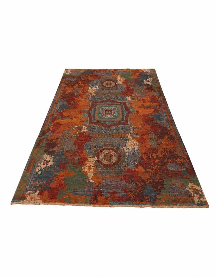 Detail image of 9' 10 x 13' 4 Hand Knotted Mamluk Ziegler Rug