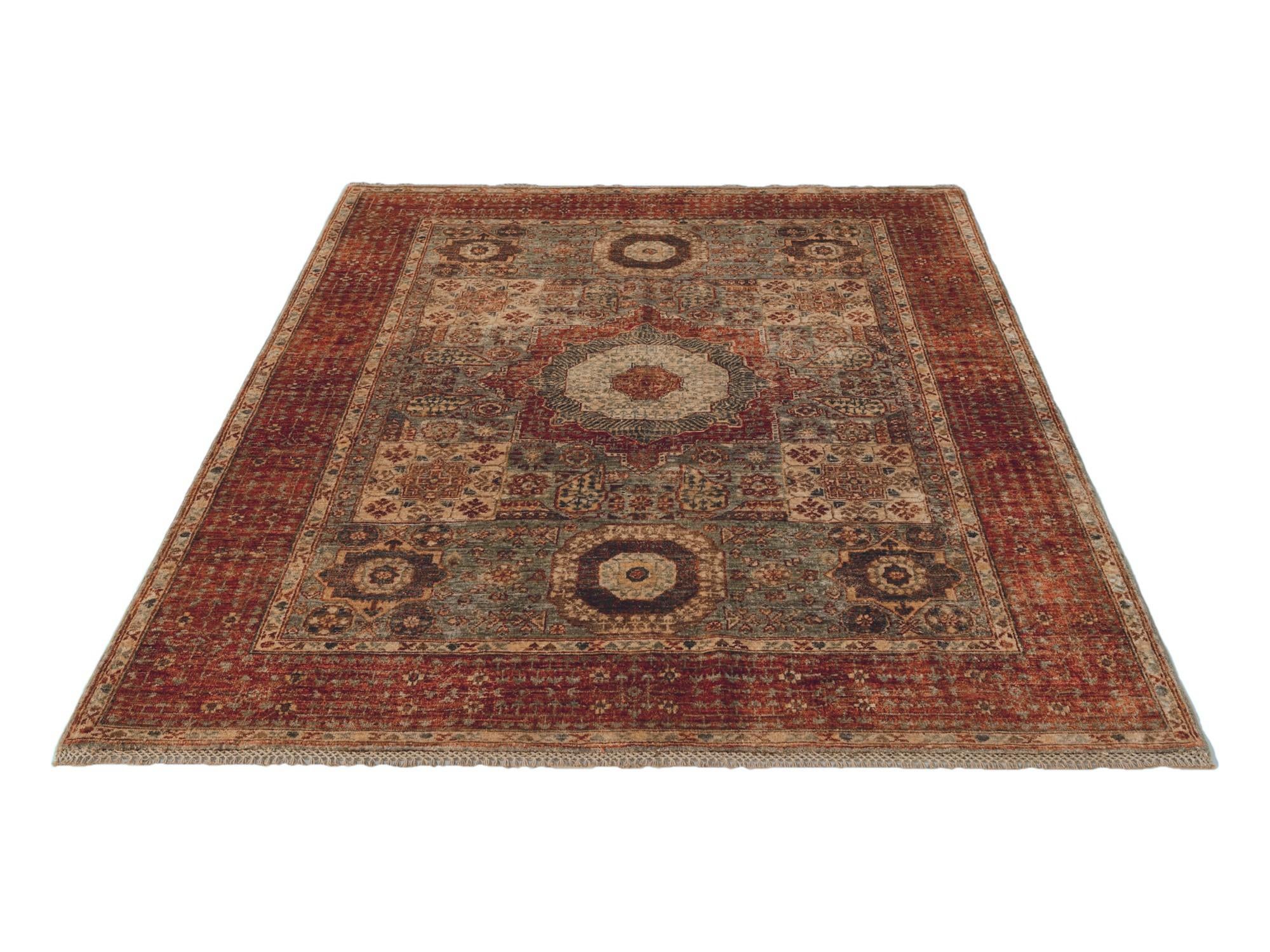 5' 3 x 6' 7 Hand Knotted Mamluk Ziegler Rug