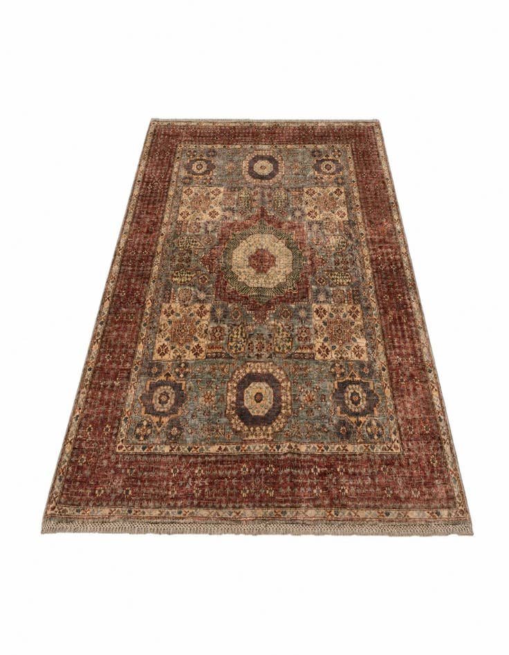 Detail image of 5' 3 x 6' 7 Hand Knotted Mamluk Ziegler Rug