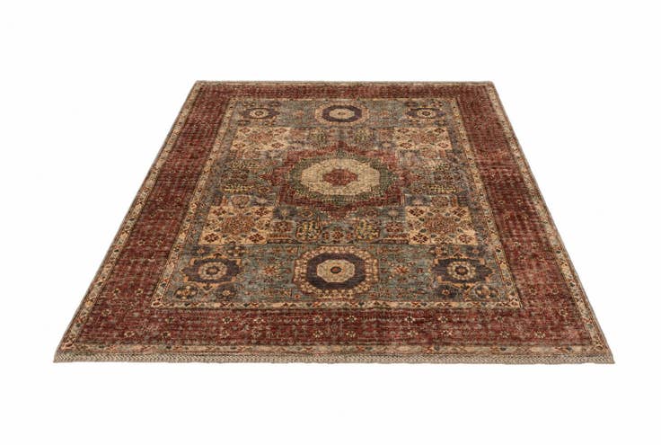 Detail image of 5' 3 x 6' 7 Hand Knotted Mamluk Ziegler Rug
