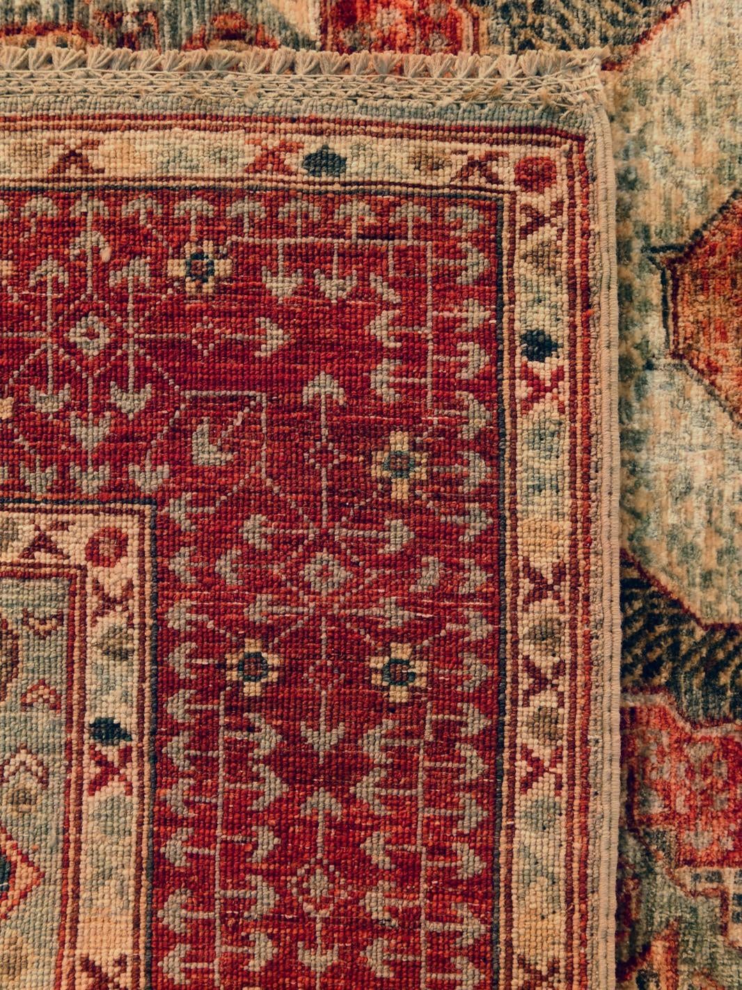 160cm x 200cm Hand Knotted Mamluk Ziegler Rug