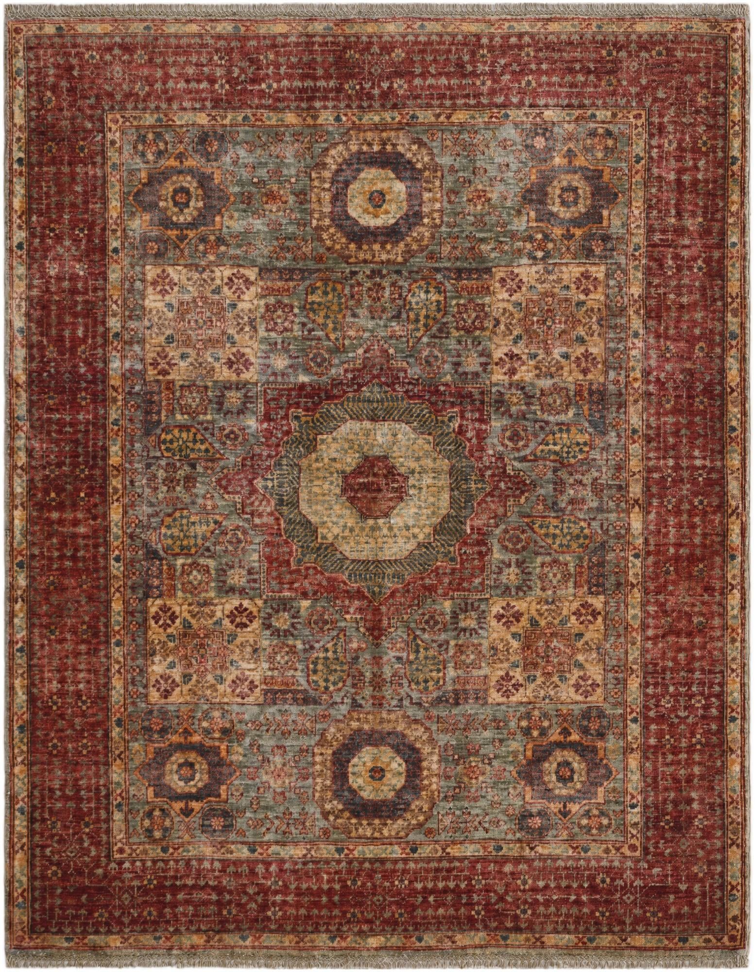 5' 3 x 6' 7 Hand Knotted Mamluk Ziegler Rug