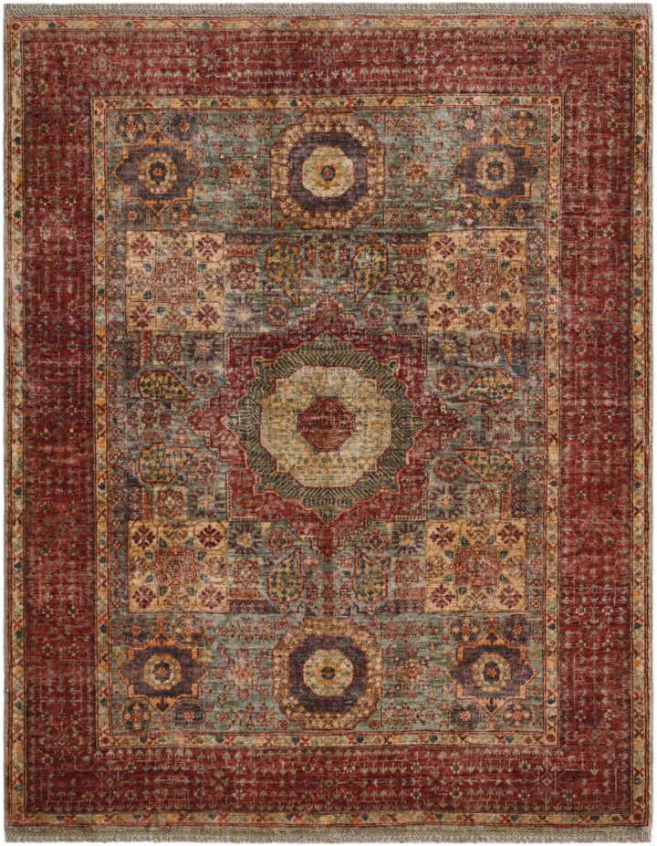 5' 3 x 6' 7 Hand Knotted Mamluk Ziegler Rug
