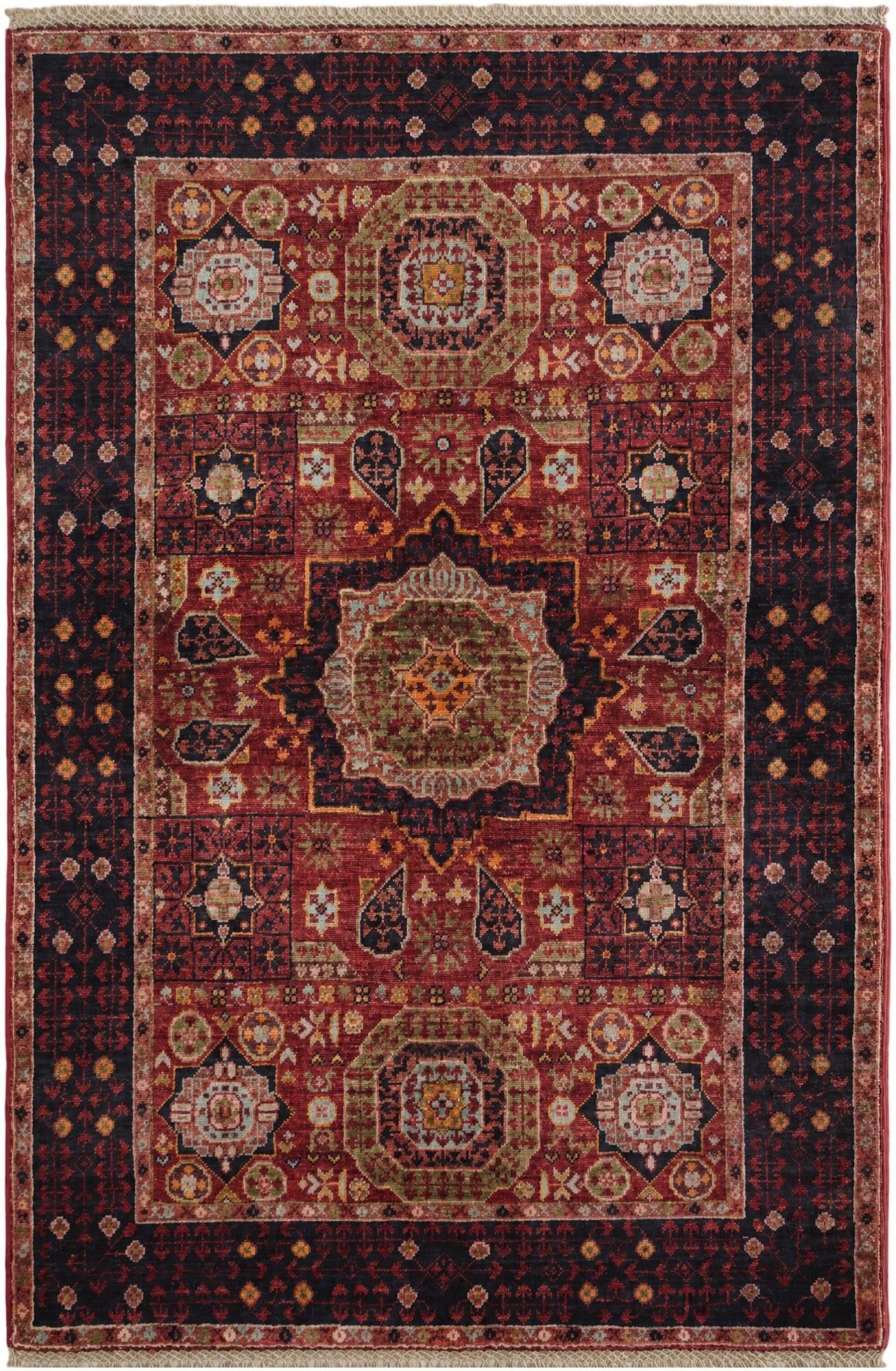 3' 5 x 5' 1 Hand Knotted Mamluk Ziegler Rug