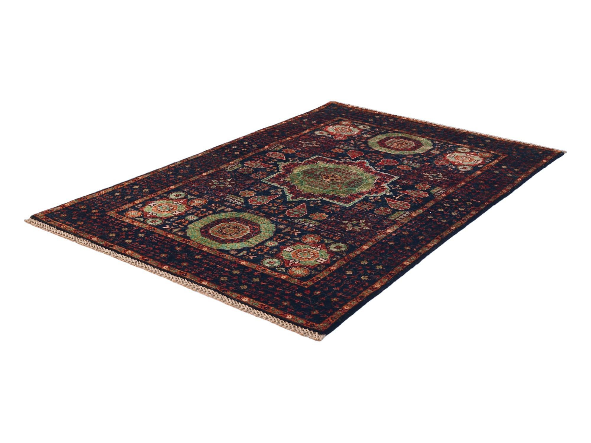 3' 4 x 5' 1 Hand Knotted Mamluk Ziegler Rug