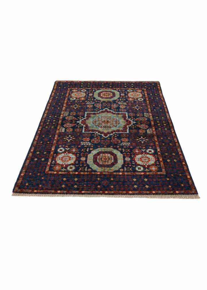3' 4 x 5' 1 Hand Knotted Mamluk Ziegler Rug