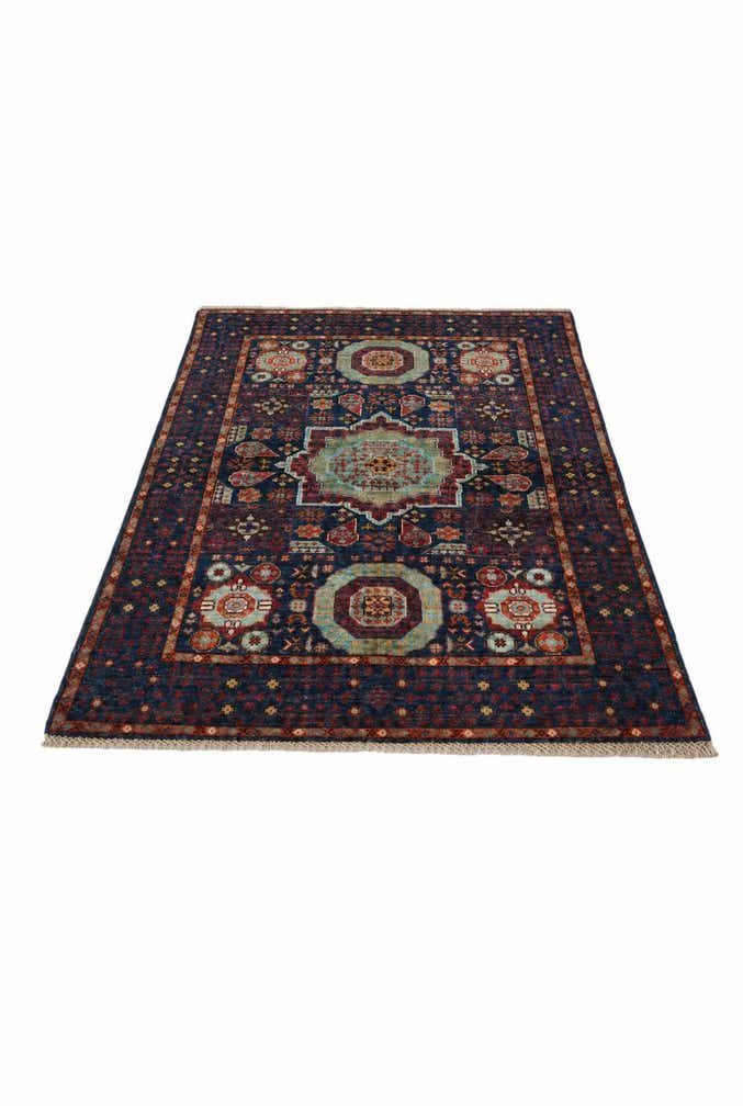 3' 4 x 5' 1 Hand Knotted Mamluk Ziegler Rug