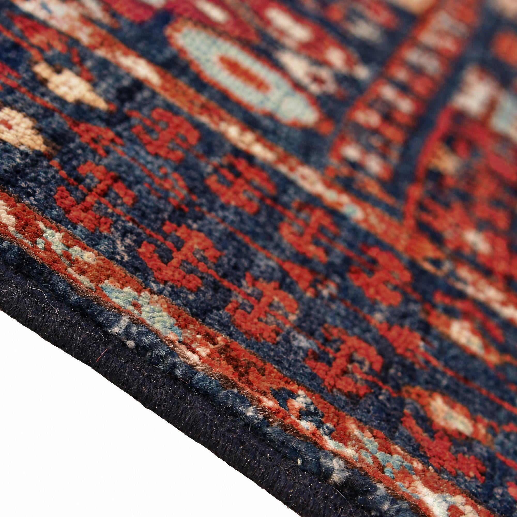 100cm x 155cm Hand Knotted Mamluk Ziegler Rug