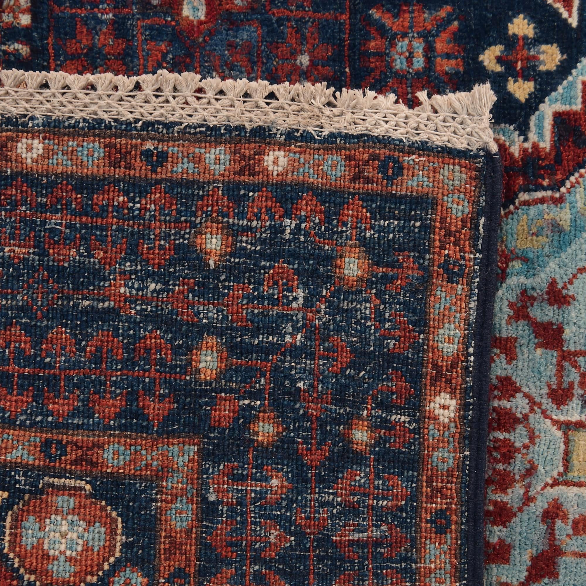 100cm x 155cm Hand Knotted Mamluk Ziegler Rug