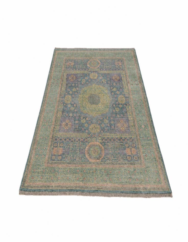 Detail image of 5' x 6' 5 Hand Knotted Mamluk Ziegler Rug