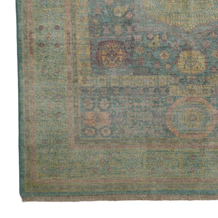 Detail image of 5' x 6' 5 Hand Knotted Mamluk Ziegler Rug