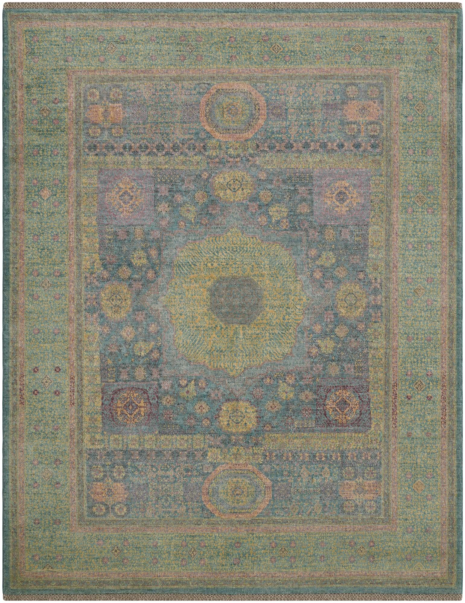 5' x 6' 5 Hand Knotted Mamluk Ziegler Rug