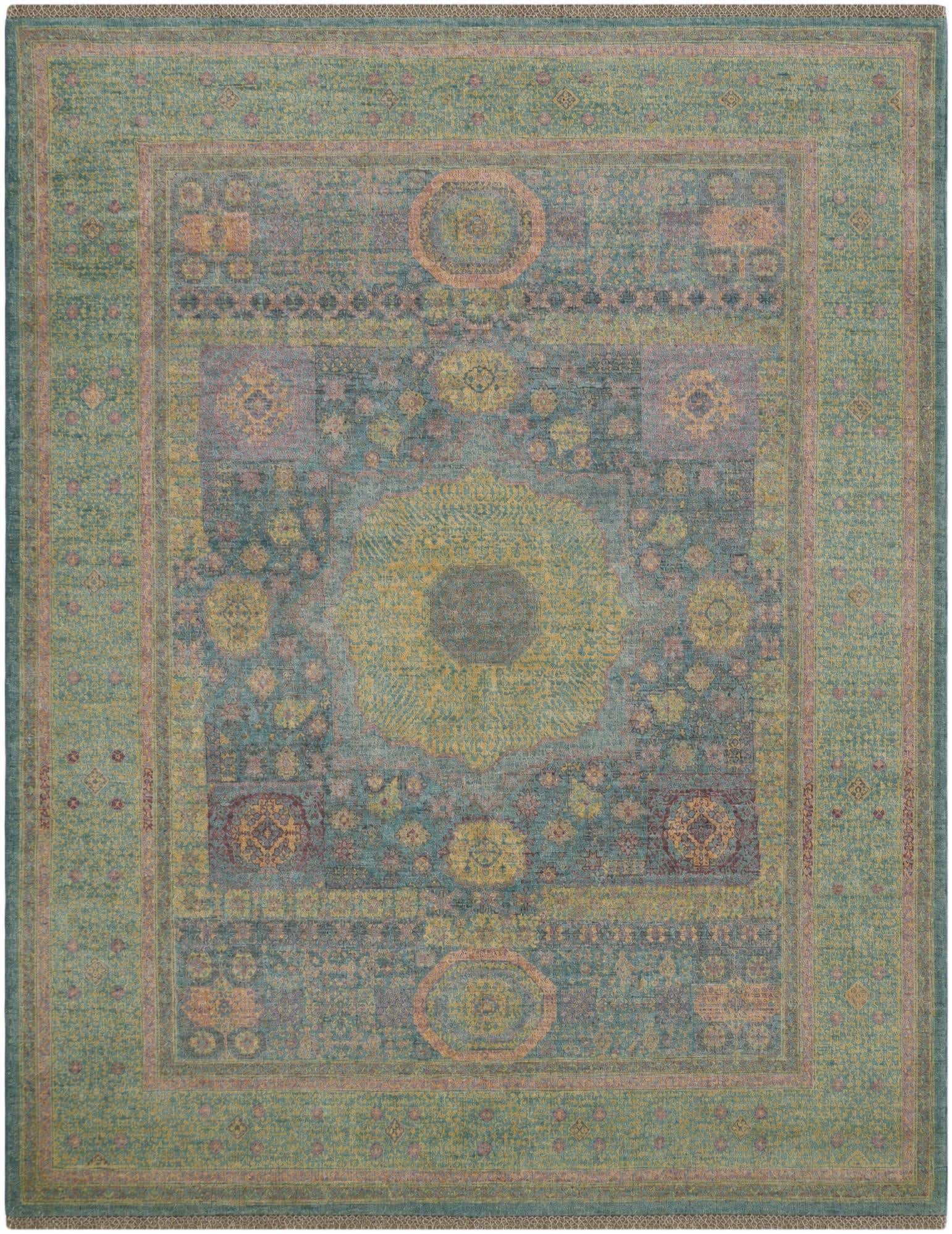 5' x 6' 5 Hand Knotted Mamluk Ziegler Rug