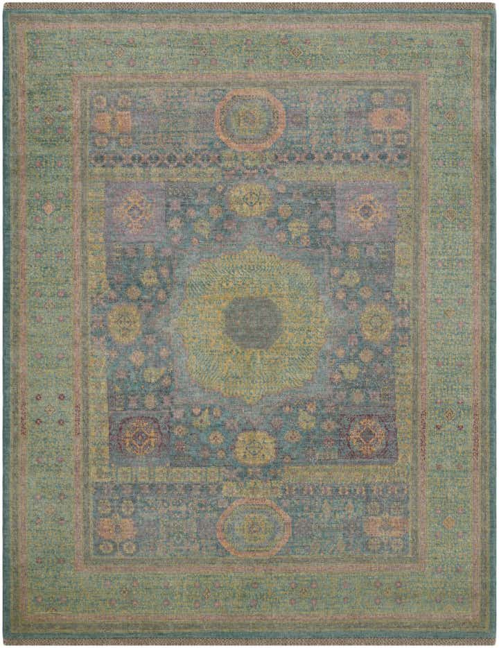 5' x 6' 5 Hand Knotted Mamluk Ziegler Rug