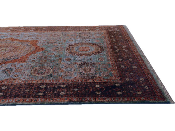 Detail image of 6' x 9' 3 Hand Knotted Mamluk Ziegler Rug