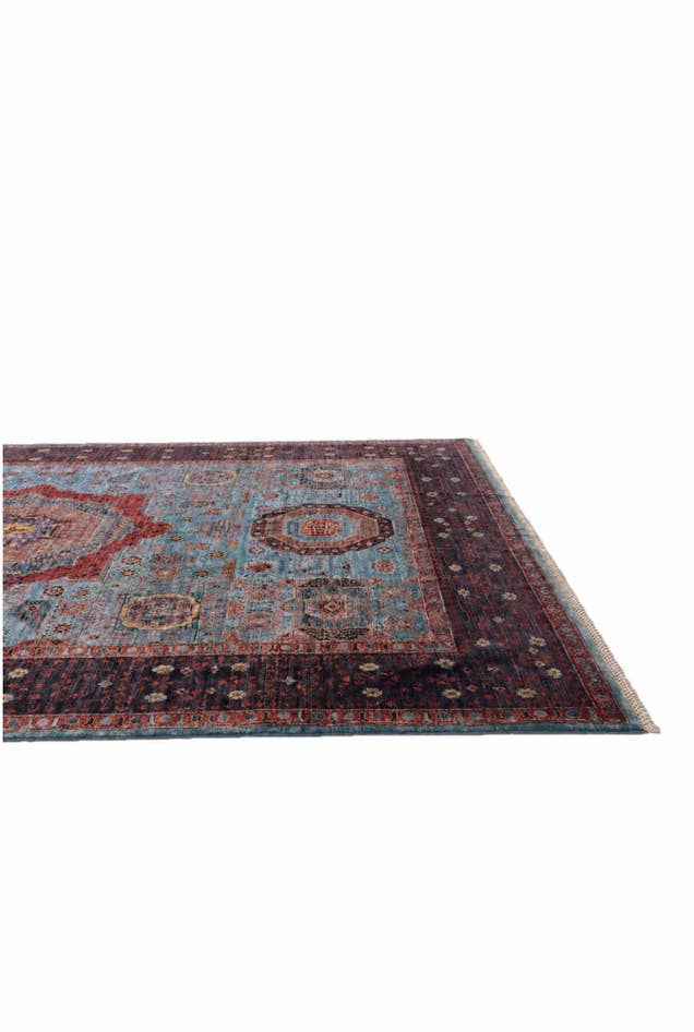Detail image of 6' x 9' 3 Hand Knotted Mamluk Ziegler Rug