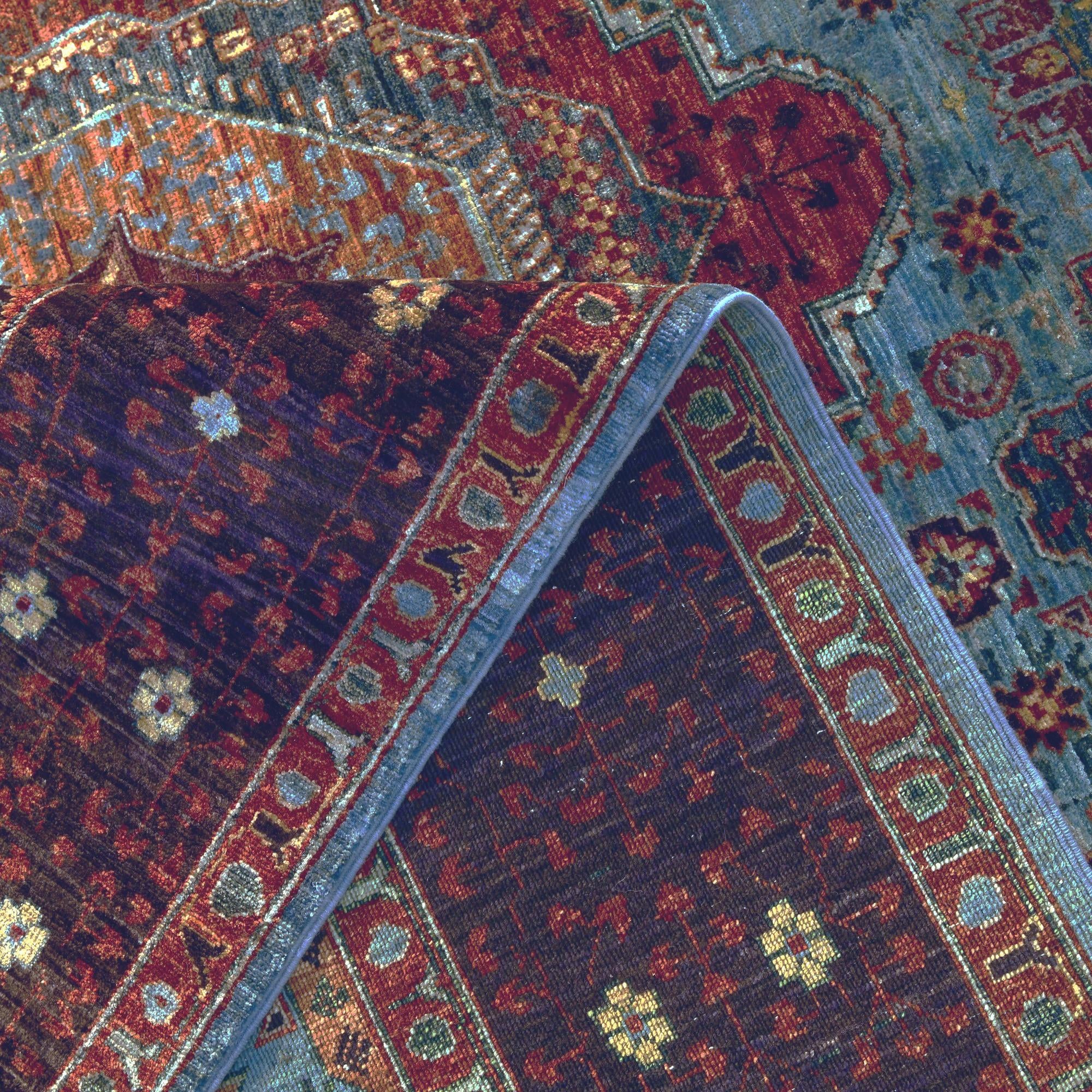 6' x 9' 3 Hand Knotted Mamluk Ziegler Rug