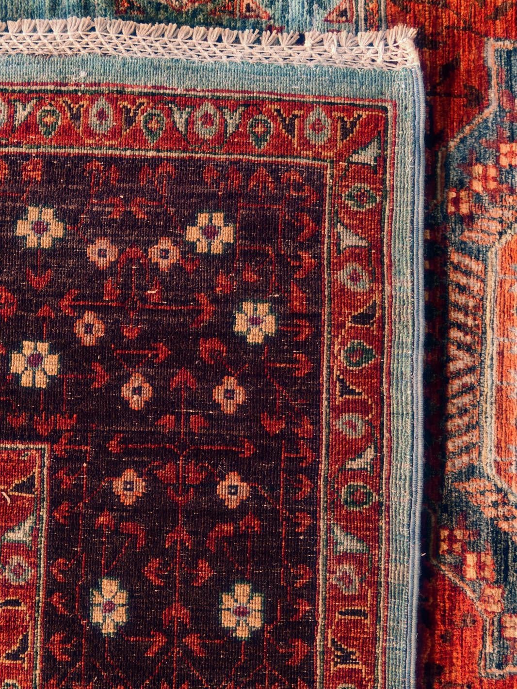 185cm x 280cm Hand Knotted Mamluk Ziegler Rug
