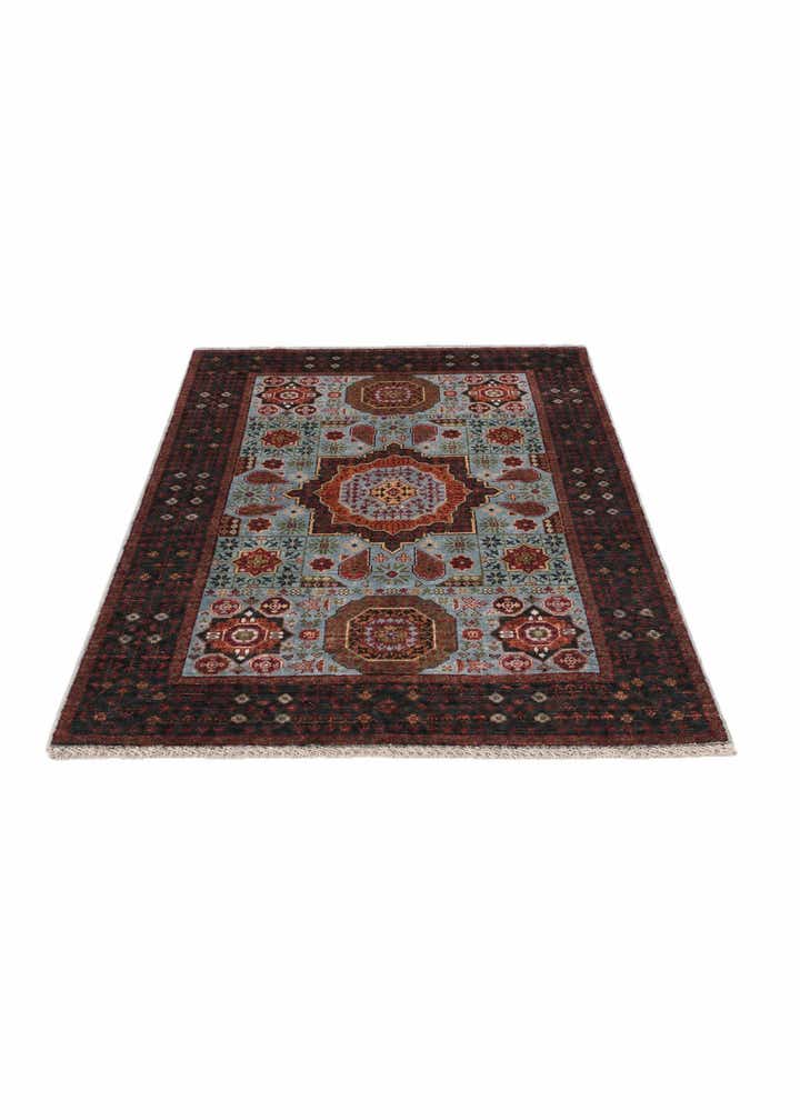 3' 4 x 5' Hand Knotted Mamluk Ziegler Rug
