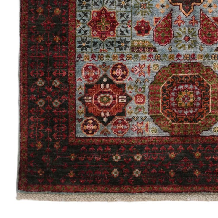 Detail image of 3' 4 x 5' Hand Knotted Mamluk Ziegler Rug
