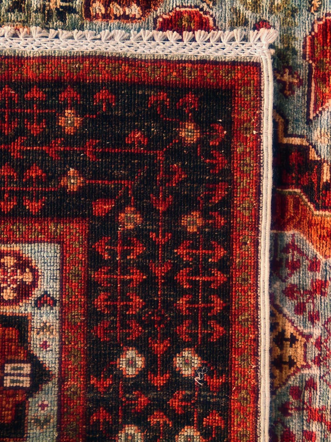 100cm x 150cm Hand Knotted Mamluk Ziegler Rug