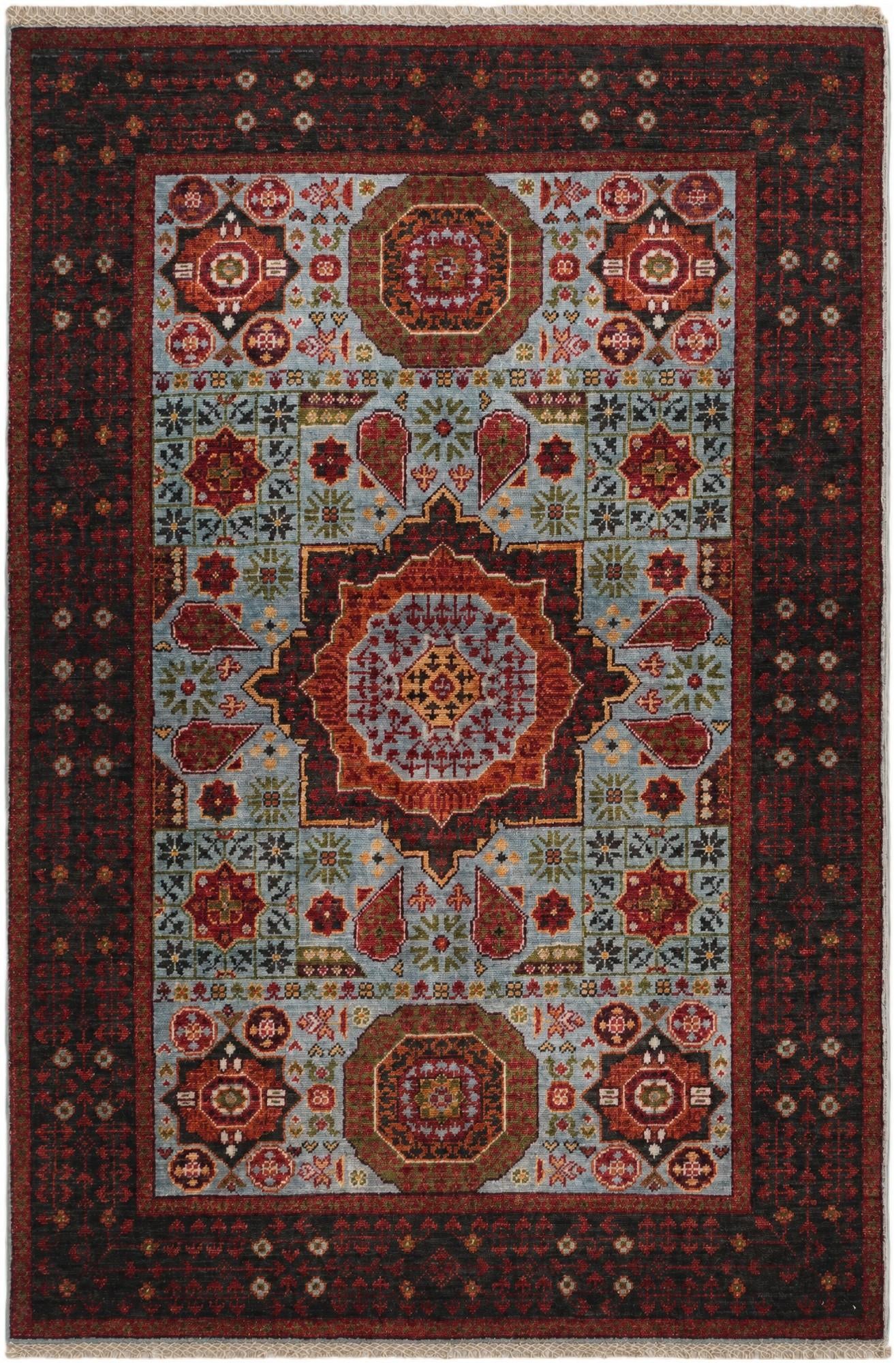 3' 4 x 5' Hand Knotted Mamluk Ziegler Rug