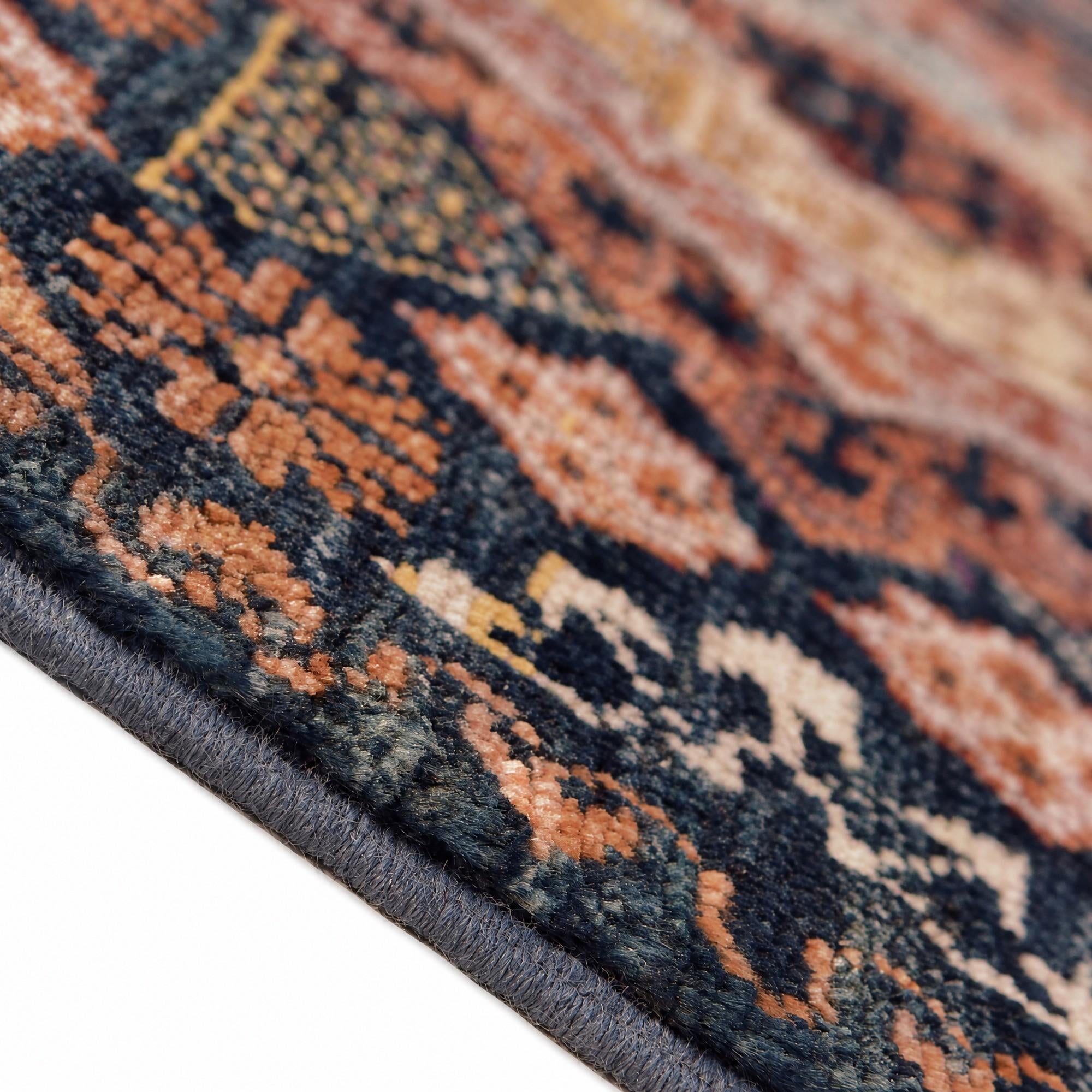 60cm x 90cm Hand Knotted Mamluk Ziegler Rug