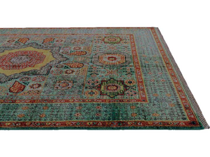 4' 11 x 6' 7 Hand Knotted Mamluk Ziegler Rug