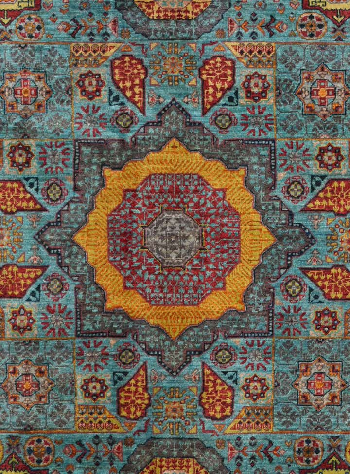 4' 11 x 6' 7 Hand Knotted Mamluk Ziegler Rug