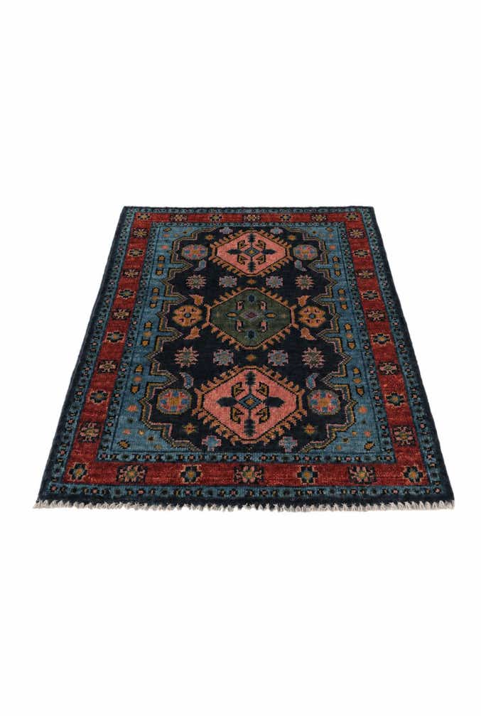 2' x 3' Hand Knotted Modern Ziegler Rug