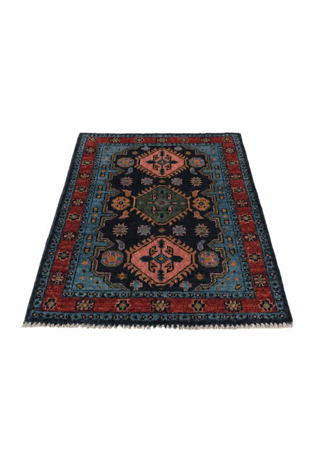 Detail image of 2' x 3' Hand Knotted Modern Ziegler Rug