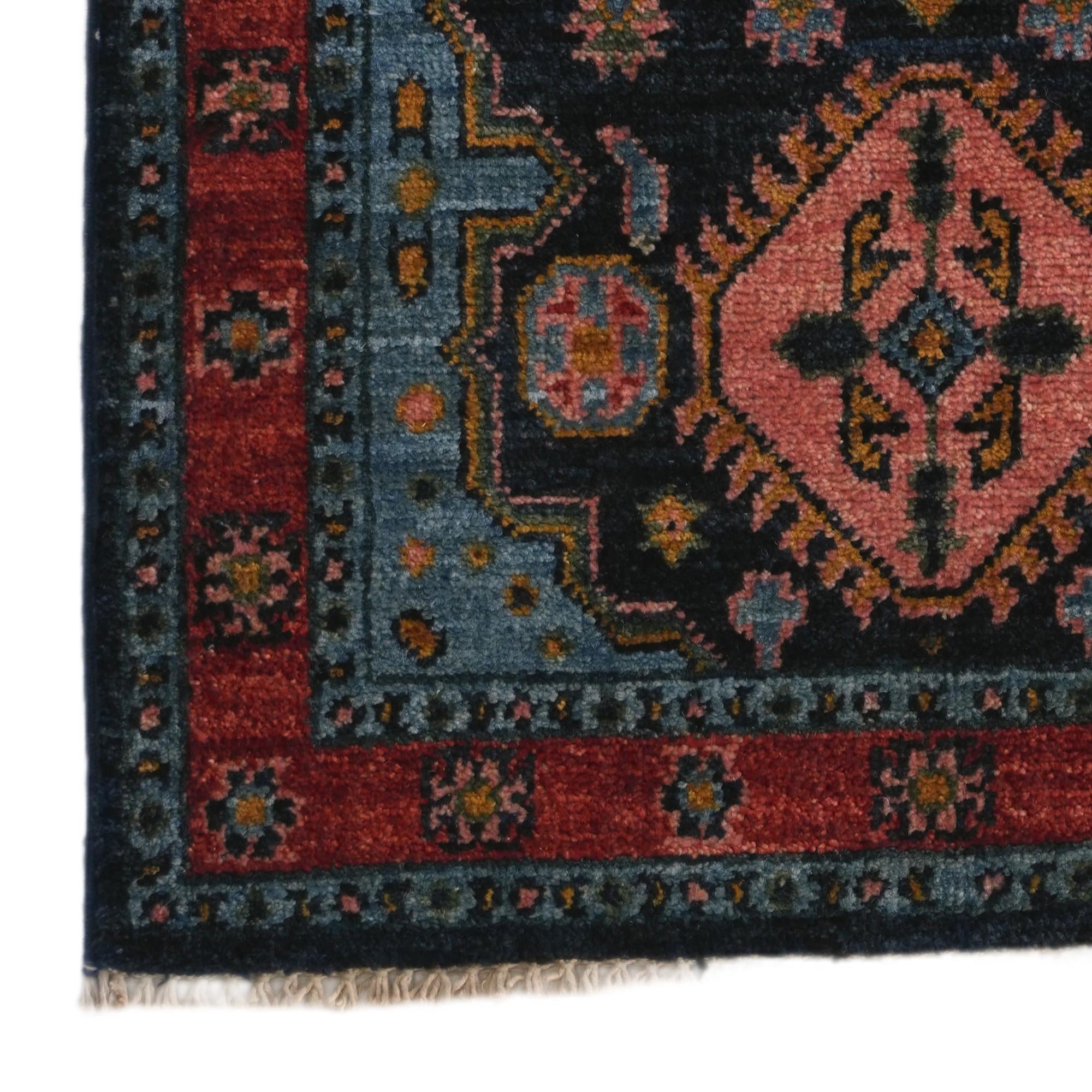 2' x 3' Hand Knotted Modern Ziegler Rug