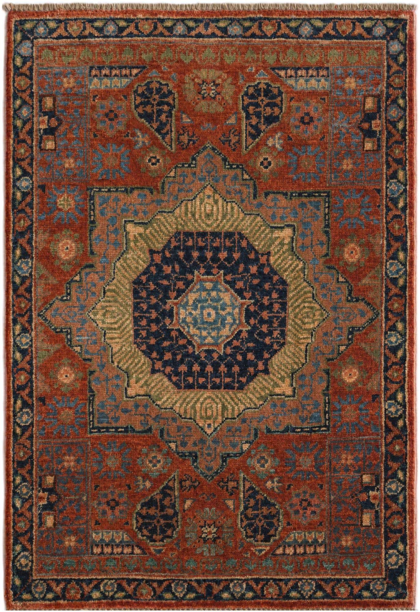 2' 2 x 3' 1 Hand Knotted Modern Ziegler Rug
