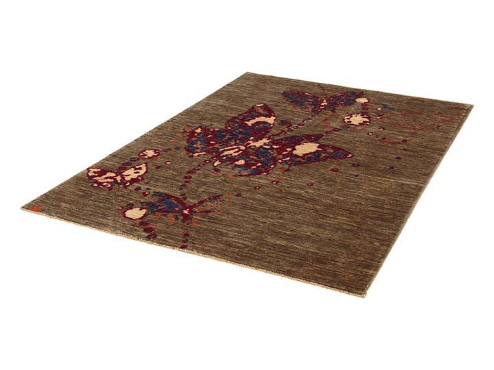 4' x 5' 10 Hand Knotted Modern Ziegler Rug