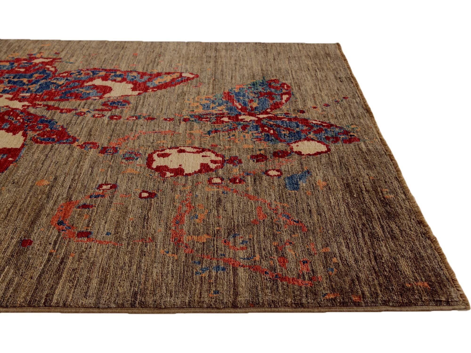 4' x 5' 10 Hand Knotted Modern Ziegler Rug