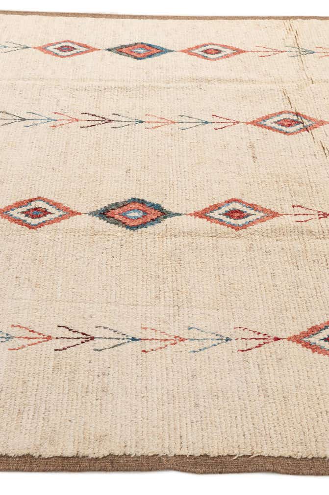 6' 6 x 10' 1 Hand Knotted Moroccan Wool Rug