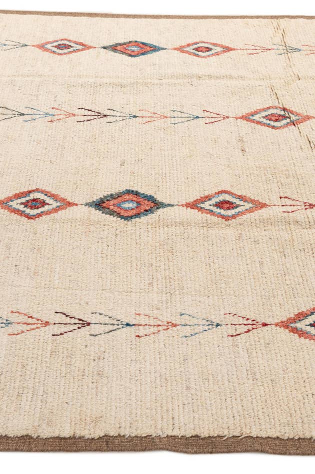 Detail image of 6' 6 x 10' 1 Hand Knotted Moroccan Wool Rug