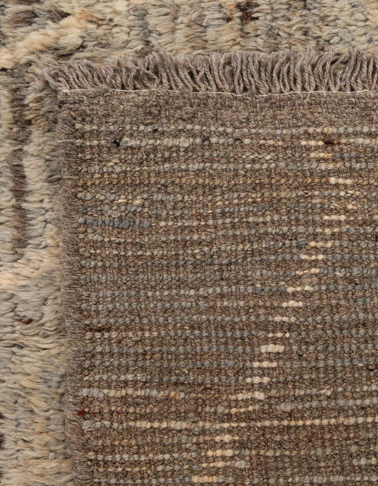 Detail image of 7' x 9' 6  Hand Knotted Moroccan Wool Rug