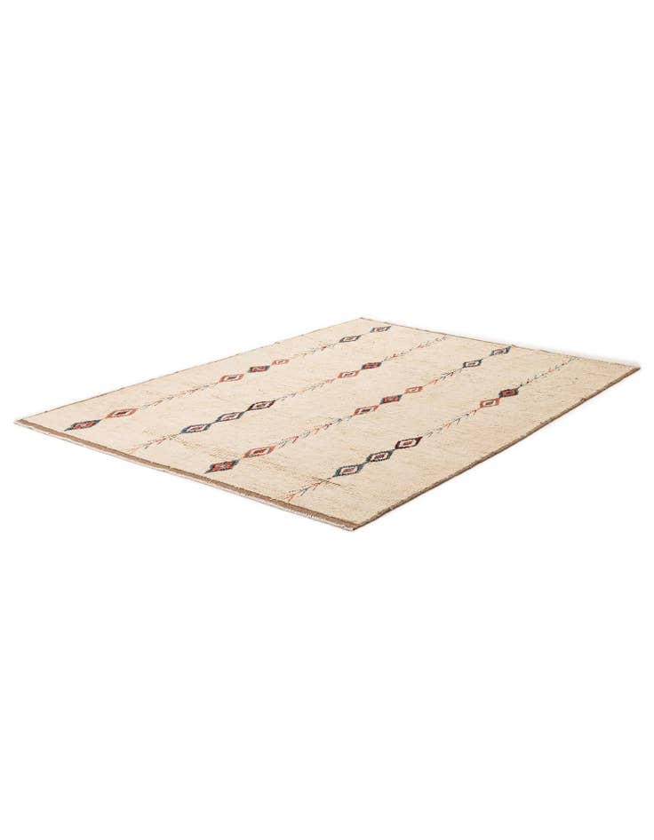 Detail image of 6' 9 x 9' 6  Hand Knotted Moroccan Wool Rug