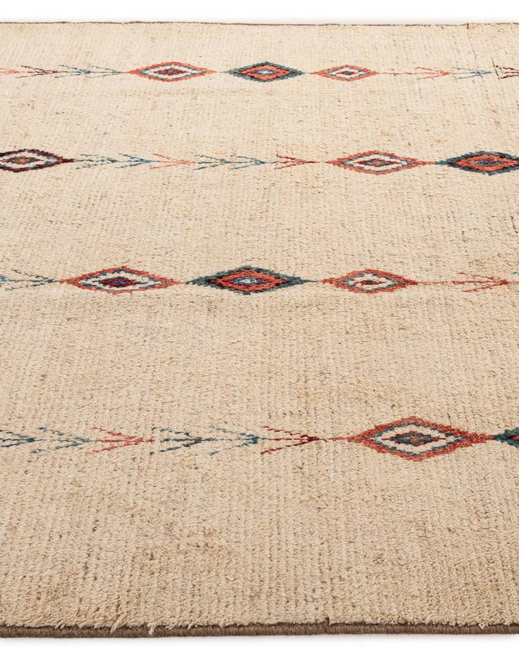 Detail image of 6' 9 x 9' 6  Hand Knotted Moroccan Wool Rug