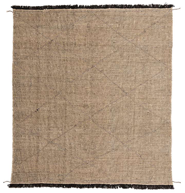 8' 6 x 9' 4 Hand Knotted Moroccan Wool Rug
