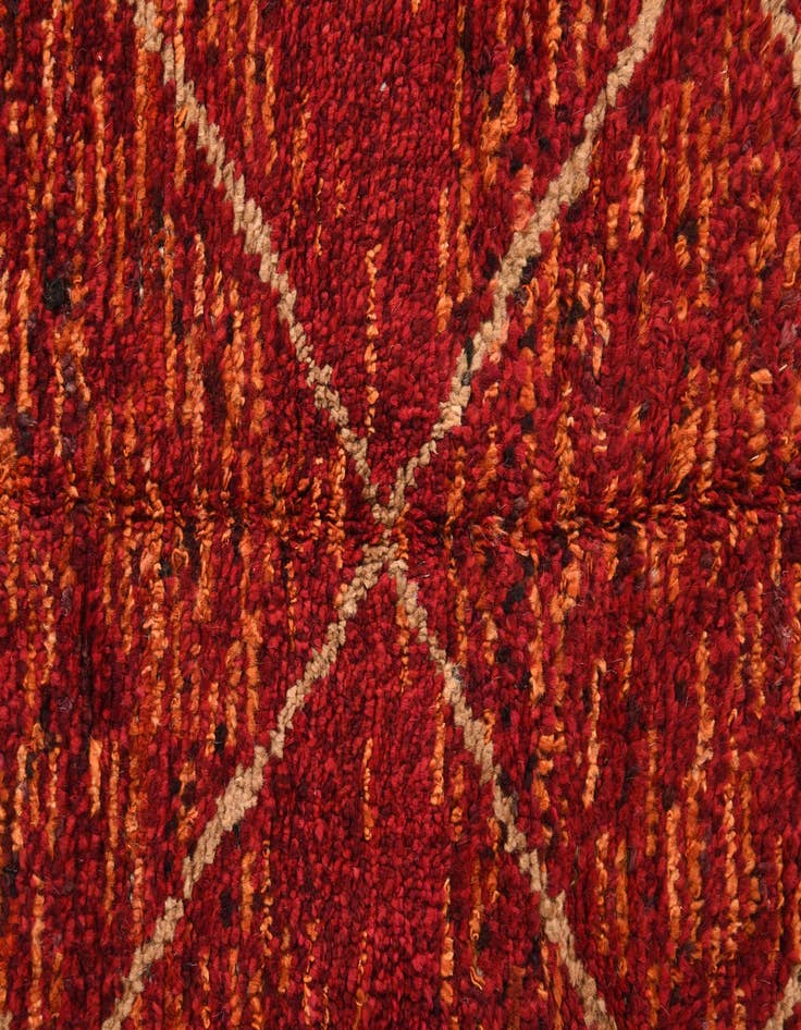 Detail image of 4' 3 x 6' 8  Hand Knotted Moroccan Wool Rug