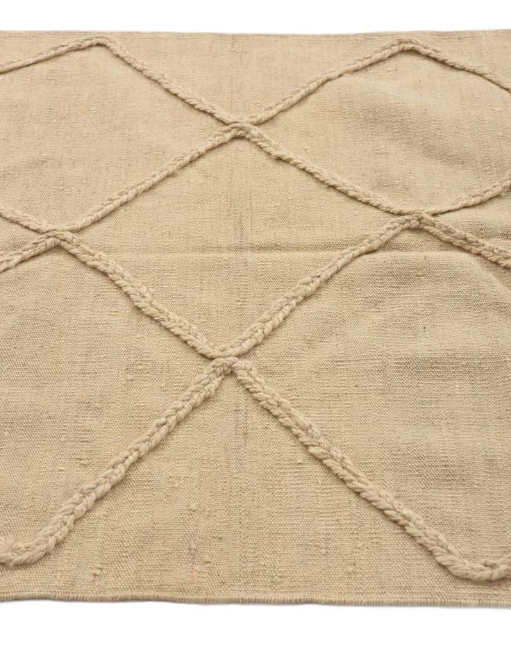 Detail image of 3' 6 x 5' 2  Hand Knotted Moroccan Wool Rug