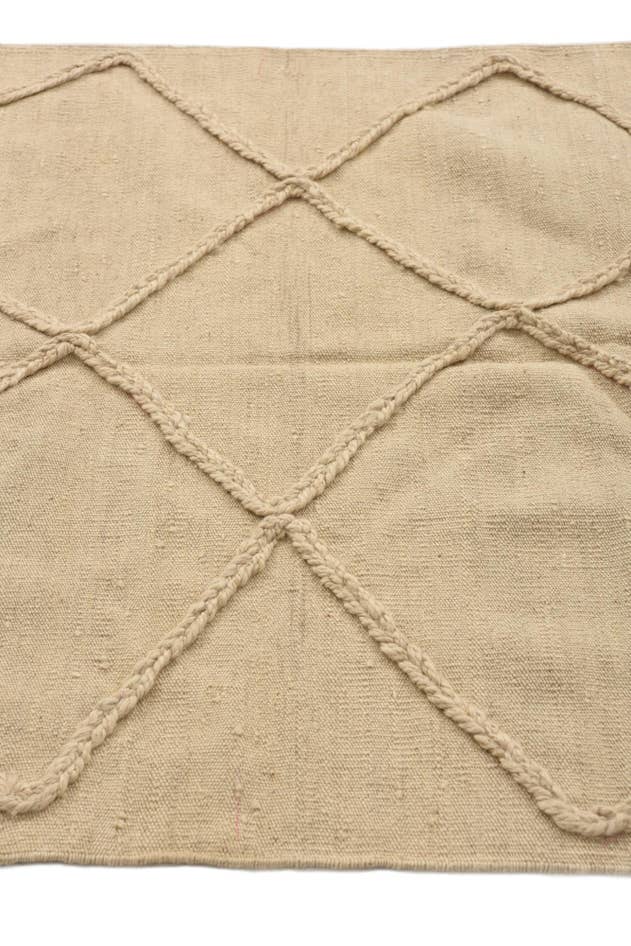 Detail image of 3' 6 x 5' 2 Hand Knotted Moroccan Wool Rug