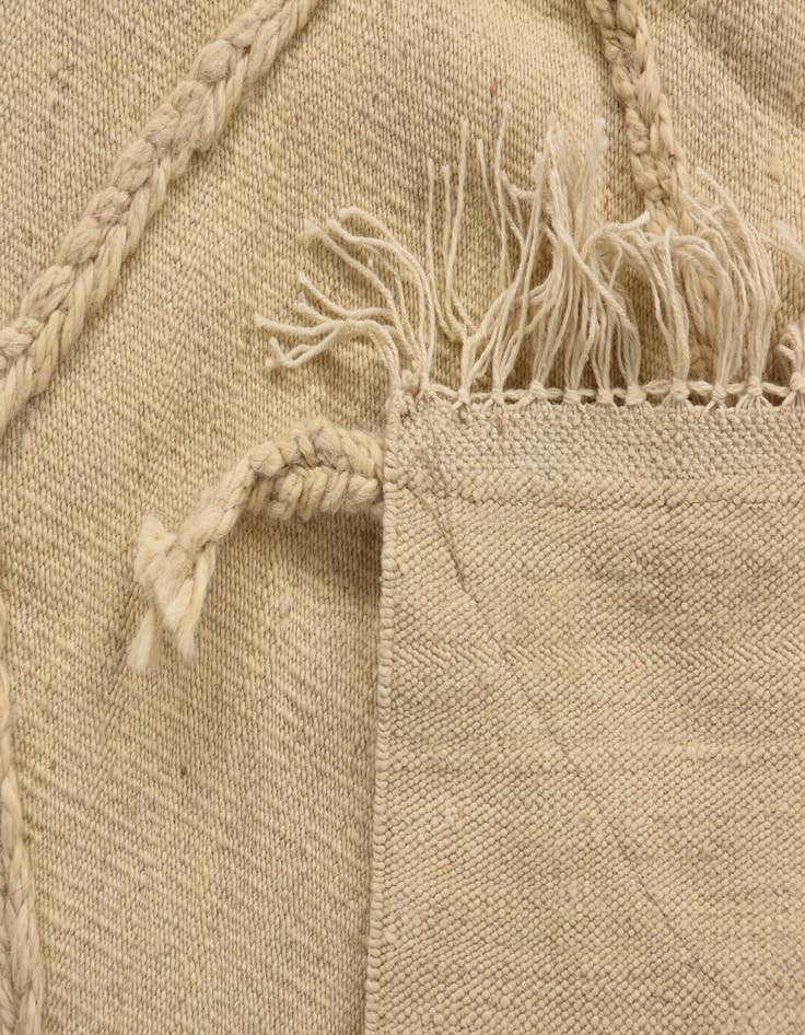 Detail image of 3' 6 x 5' 2  Hand Knotted Moroccan Wool Rug