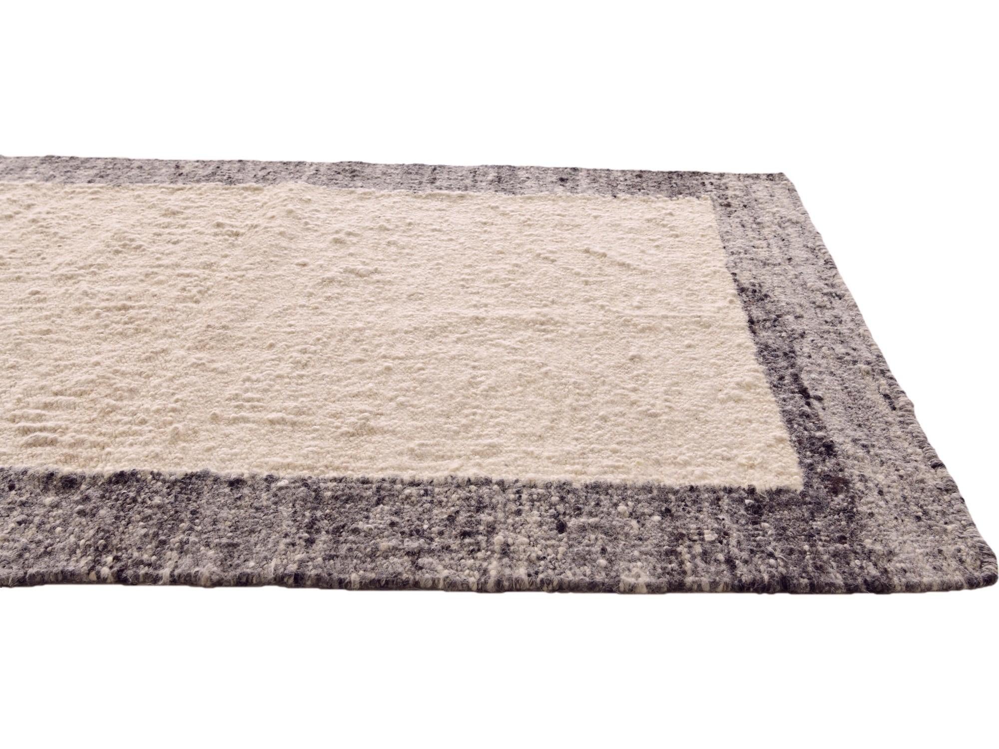 4' 2 x 5' 9 Hand Knotted Moroccan Wool Rug