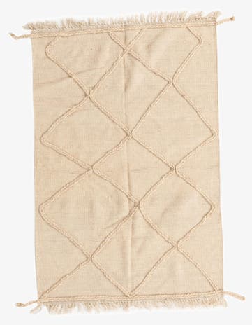 3' 6 x 5' 2 Hand Knotted Moroccan Wool Rug