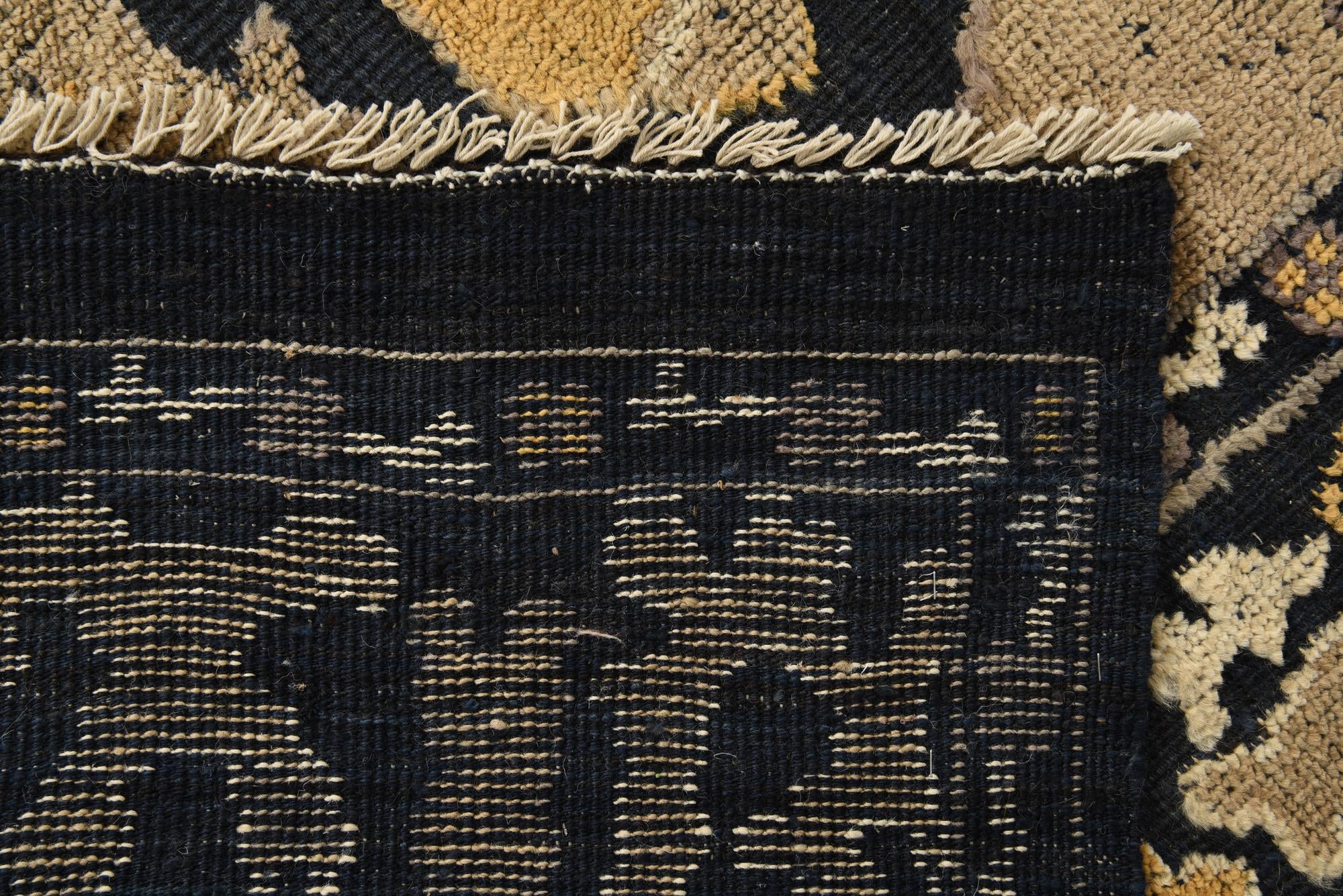9' 3 x 12' 4 Hand Knotted Oushak Wool Rug