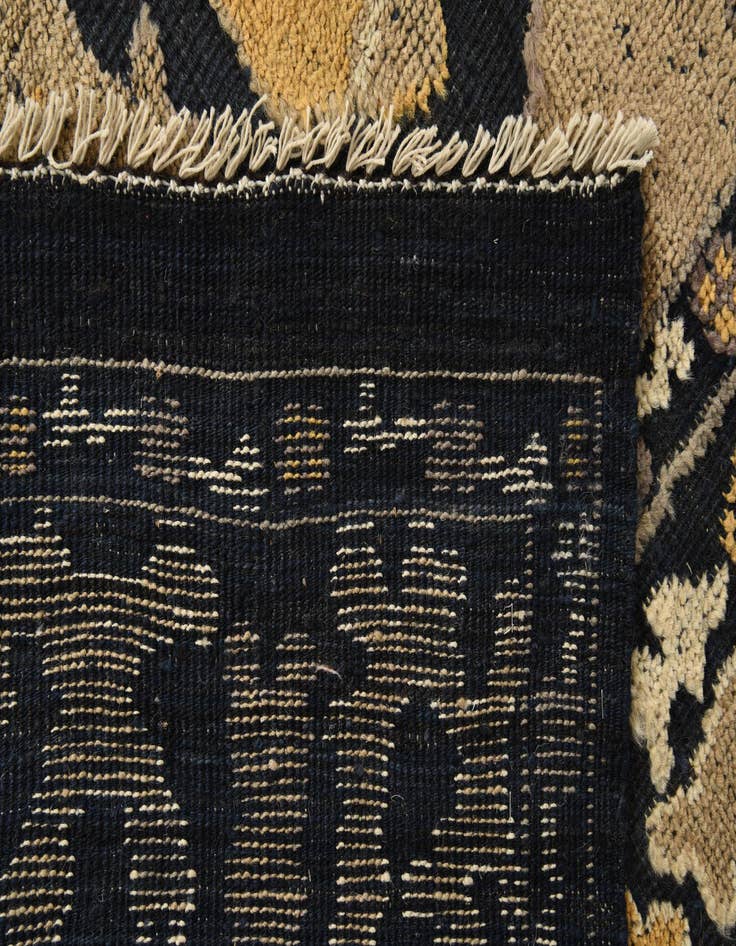 Detail image of 9' 3 x 12' 4  Hand Knotted Oushak Wool Rug
